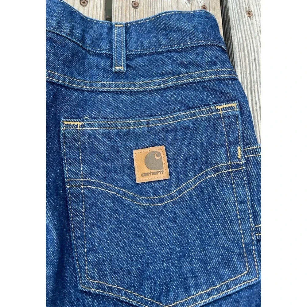 NWT! Carhartt Men's 34X32 Relaxed Fit Prewash Work Jean Straight Leg B234 PRW